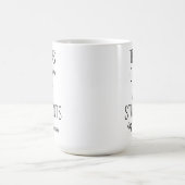 私の美術生徒たちの涙 アートの先生への感謝 コーヒーマグカップ (中央)