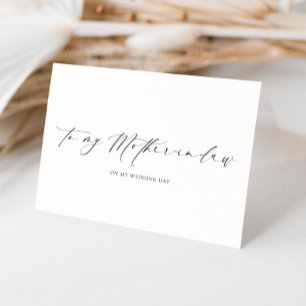 私の義母の結婚式の日にエレスミア カード