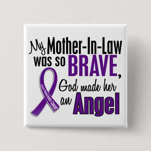 私の義母は天使の膵臓癌です 缶バッジ (正面)