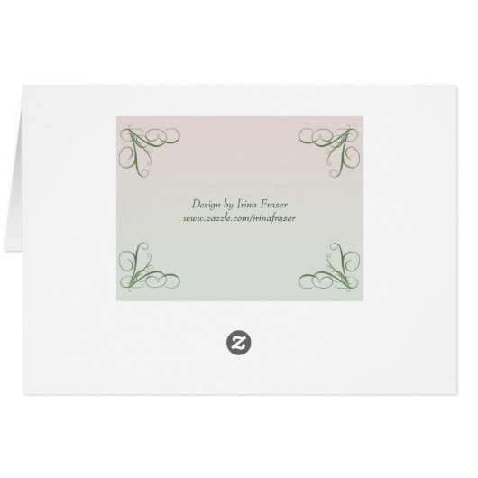 私の義母カードです (裏面横)