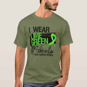 私の義父のためのリンパ腫のリボン Tシャツ
