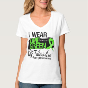 私の義父のためのリンパ腫のリボン Tシャツ