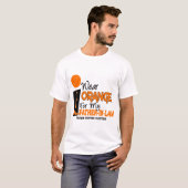 私の義父のための多発性硬化MSのオレンジ Tシャツ (正面フル)