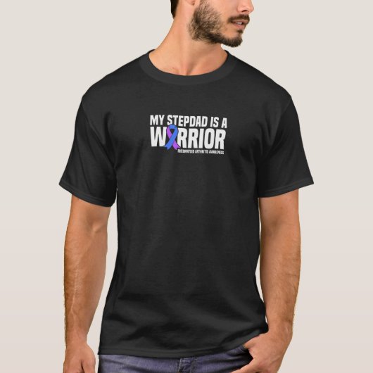 私の義父は戦士の関節リウマチを認識している Tシャツ (正面)