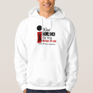 私の義理の兄弟9のためのメラノーマIの衣服の黒 パーカ
