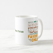 私の義理の娘は私のお気に入りの子供モダンで コーヒーマグカップ (正面右)