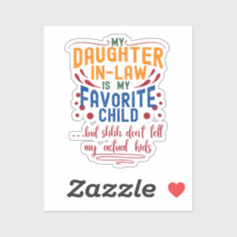 私の義理の娘は私の子供だお気に入りのが、シッ。 シール