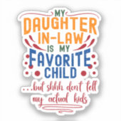 私の義理の娘は私の子供だお気に入りのが、シッ。 シール (正面)