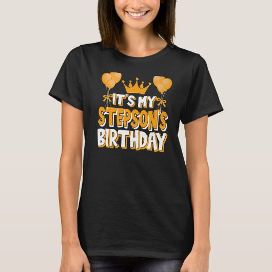 私の義理の息子の誕生祝いの家族のマックだ Tシャツ (正面)