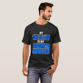 私の義理の息子は私の子お気に入りのの母とパパ Tシャツ (正面フル)