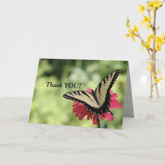 私の羽の下に風が吹いてくれてありがとう カード (黄色い花)