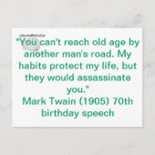 私の習慣 ポストカード (正面)