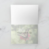 私の翼の下に風が吹いてくれてありがとう カード (内部)