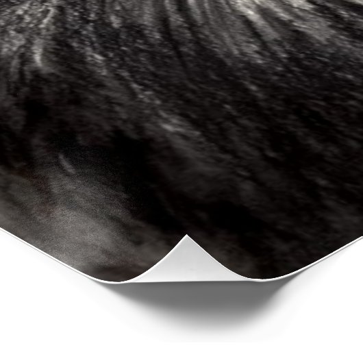 私の翼の下の風ライオンバタフライワイルドライフアート ポスター (コーナー)