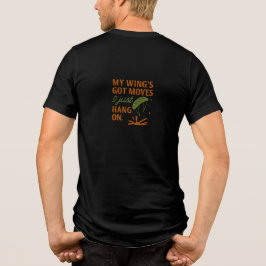 私の翼は動く トライブレンドTシャツ