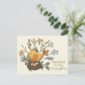 私の考えに入った ポストカード (スタンド正面)