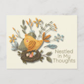 私の考えに入った ポストカード (正面)