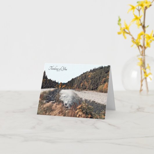 私の考えに入っている気にこと- & Continance Card カード (黄色い花)