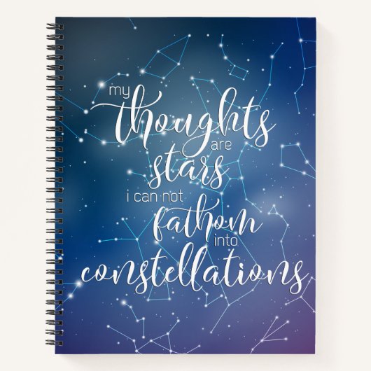 私の考えは星だ ノートブック (正面)