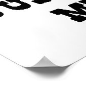 私の考えを神経細胞シナプスに送るだけだ ポスター (角)