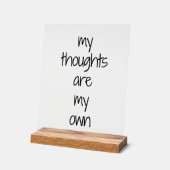 私の考えアクリル記号 アクリルサイン (傾斜)