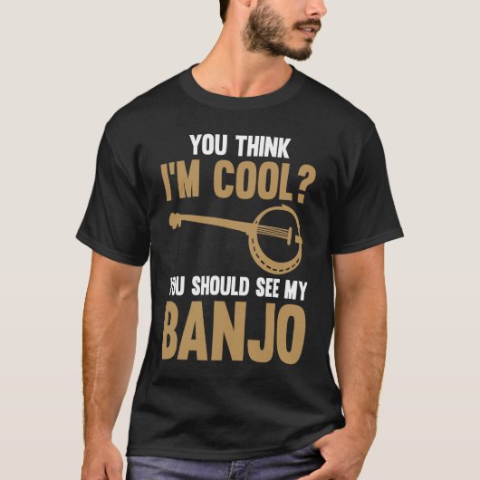 私の考え万丈クール万丈を見て下さい Tシャツ (正面)
