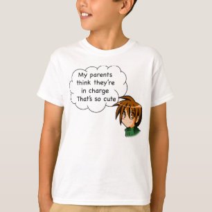 私の考え両親が担当している。それはとても可愛い Tシャツ