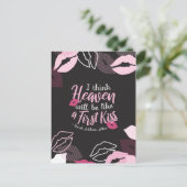 私の考え天国は最初のキスのようになる ポストカード (スタンド正面)