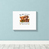 私の考え女の子に会った方が嬉しい キャンバスプリント (インサイチュ (ウッドフロア))