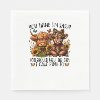 私の考え女の子に会った方が嬉しい スタンダードランチョンナプキン