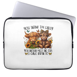 私の考え女の子に会った方が嬉しい ラップトップスリーブ