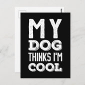 私の考え犬はカッコいい ポストカード (正面/裏面)