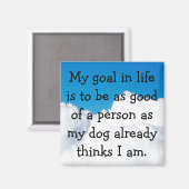 私の考え犬よ素晴らし! マグネット (正面/裏面)