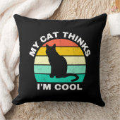 私の考え猫はカッコいい クッション (ブランケット)
