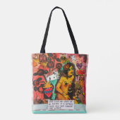 私の耳でささやくトートのバッグの悪魔 トートバッグ (裏面)