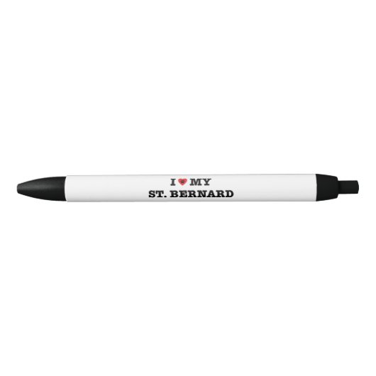 私の聖ベルナールハート 黒ボールペン (正面)