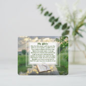 『私の聖書』日の光に照らされたキリスト教の詩 シーズンカード (スタンド正面)