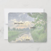 『私の聖書』日の光に照らされたキリスト教の詩 シーズンカード (裏面)