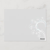 私の聞ハートハッピーバースデーはがき ポストカード (裏面)