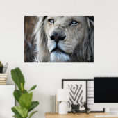 私の聞心拍にライオンはアフリカ ポスター (ホームオフィス)