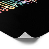 私の職業お気に入りの自閉症の特別教育は ポスター (角)