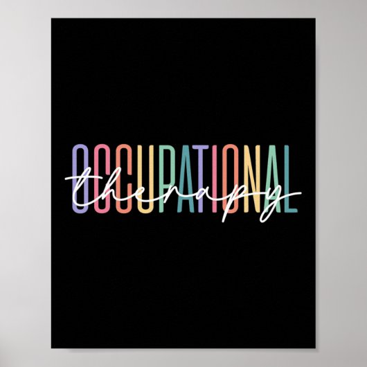 私の職業お気に入りの自閉症の特別教育は ポスター (正面)