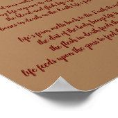 私の肉と骨の詩 ポスター (角)