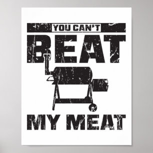 私の肉はビートできない – Bbq ポスター