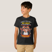 私の肉を口に入れたらスワたい Tシャツ (正面フル)