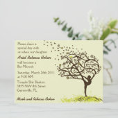 私の肢のバー（ユダヤ教の）バル・ミツバーの伸張 招待状 (スタンド正面)