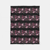 私の肩書きは、お母さんとおばさんの2つです。 フリースブランケット (正面)