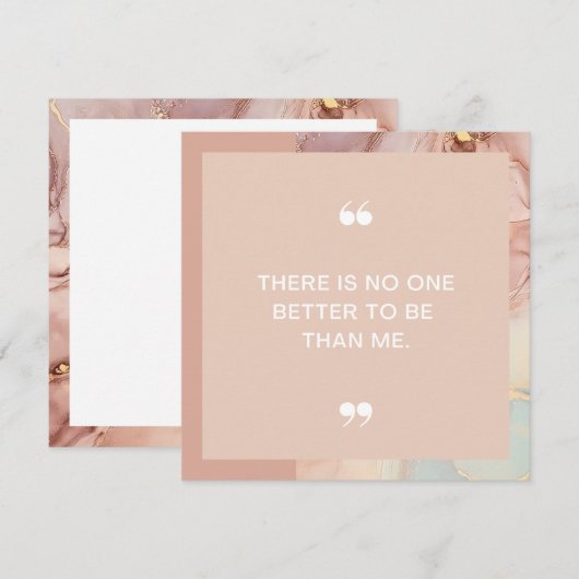 私の肯定前向きカード (正面/裏面)