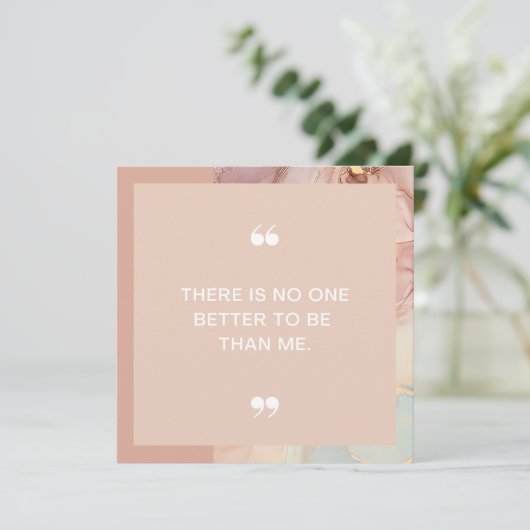 私の肯定前向きカード (スタンド正面)