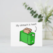 私の胃はトーストです ポストカード (スタンド正面)